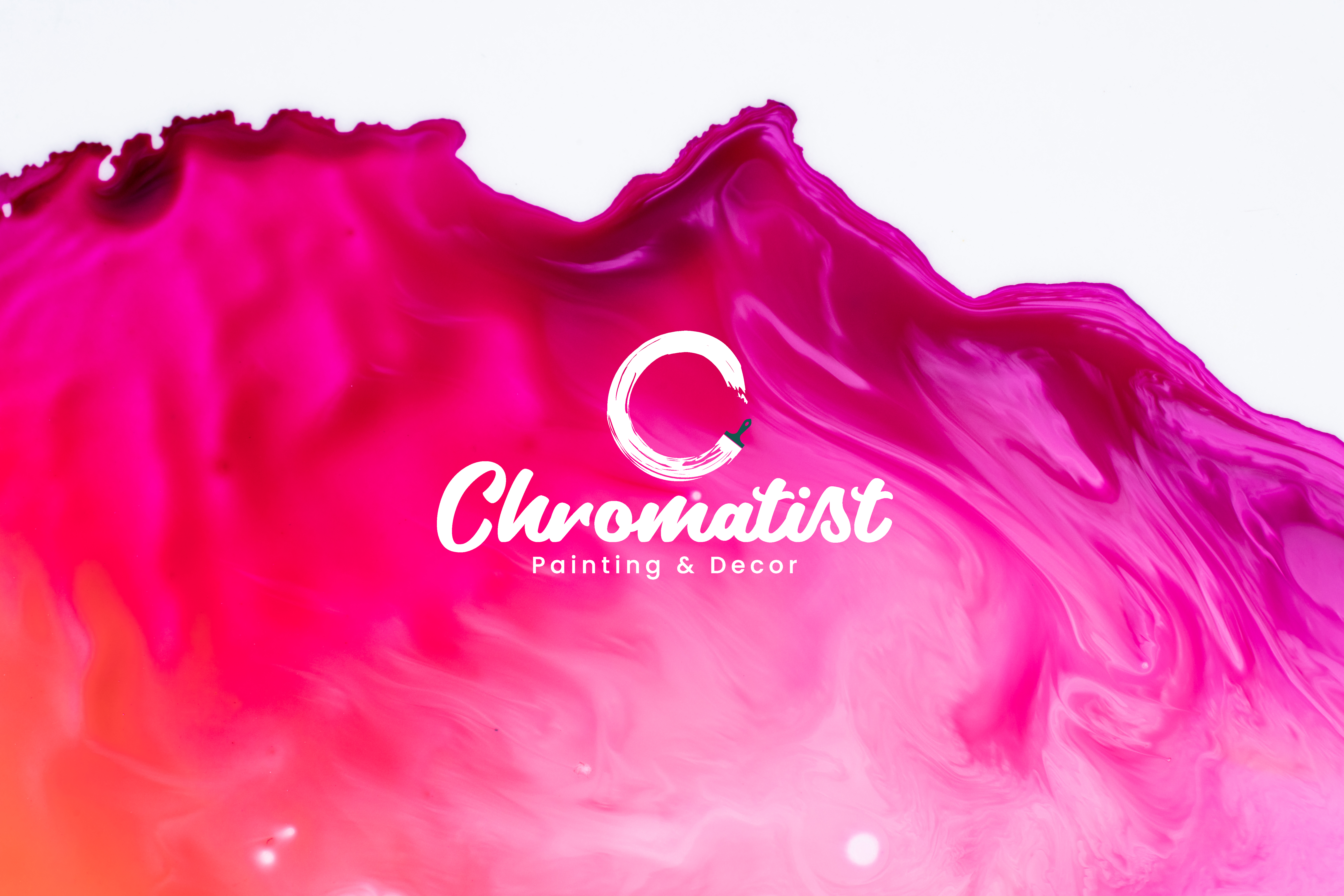 Abstract flow of liquid paints in mix